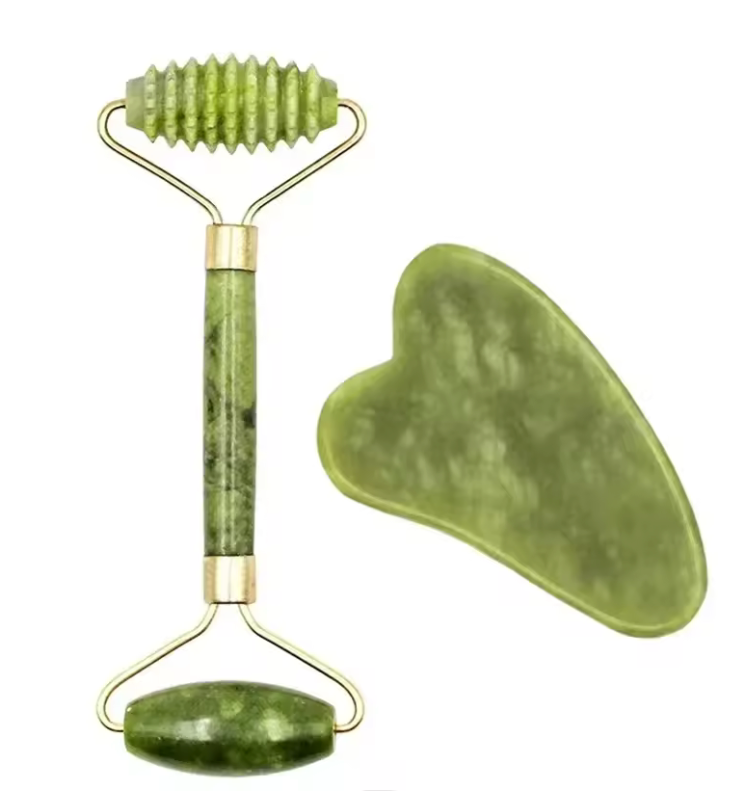 3 piece Jade facial massage set