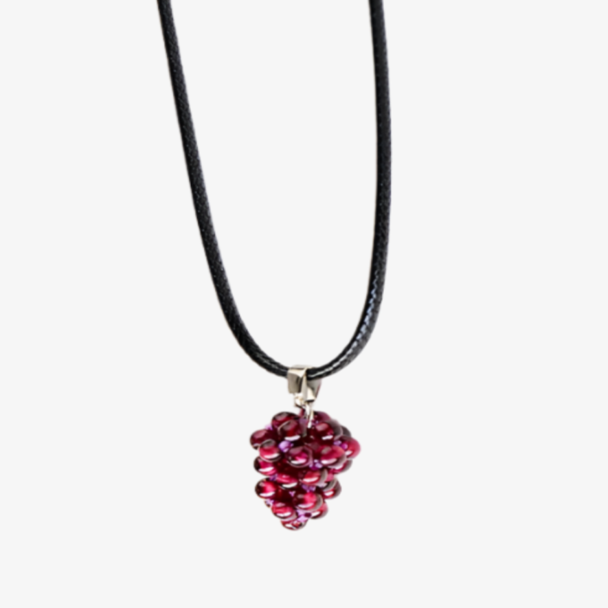 Grape Shaped Garnet pendant